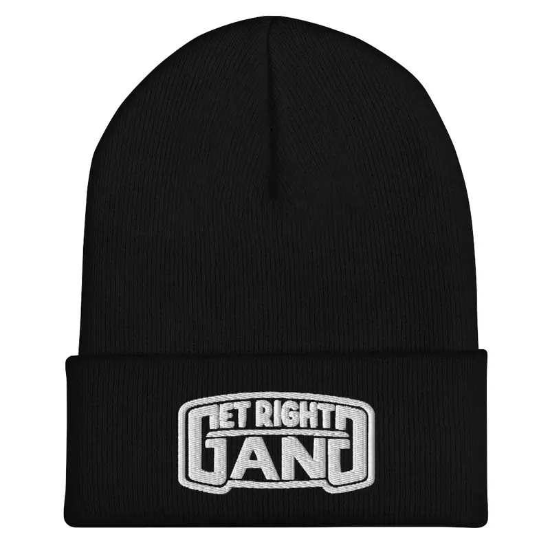 Get Right Gang - Beanie (White)